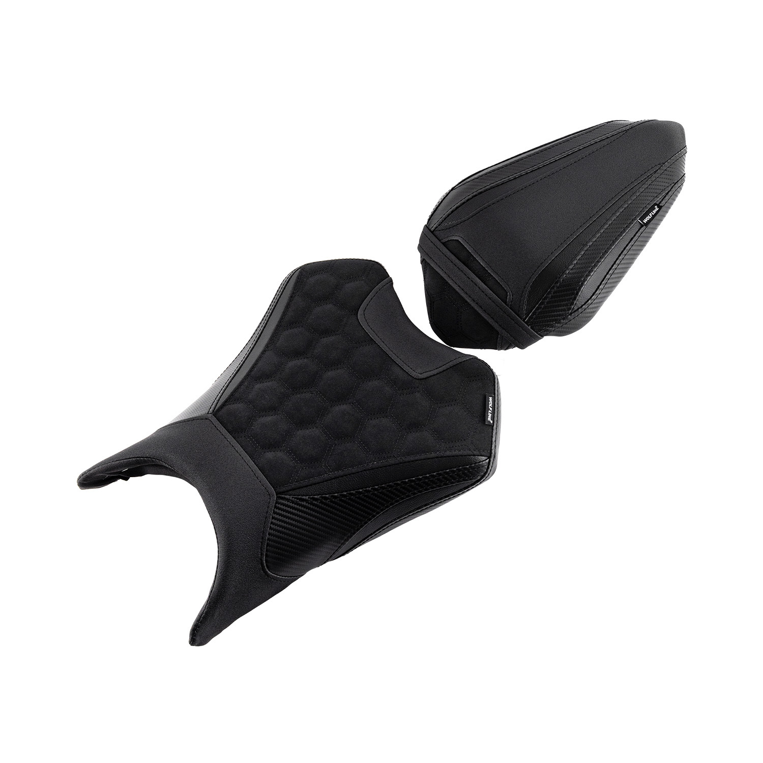 XXUN Motorcycle Leather Rider Saddle for Kawasaki Ninja 500/Z500