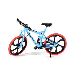 KUNYANG ausverkauf: 1:8 skala simulierung gestanzt kinder metallrad straßenfahrräder mountainbike-modell fahrrad mini-legierungs-fahrrad spielzeug