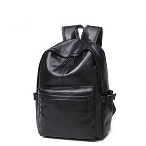 Custom Fashion College School Business Leather Laptop Backpack <b>Bag</b> - Product Image 1