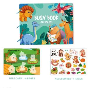 Libro de Pegatinas Sensoriales Montessori, Juego Interactivo de Aprendizaje para Niños Pequeños, Regalo Perfecto - Product Image 2
