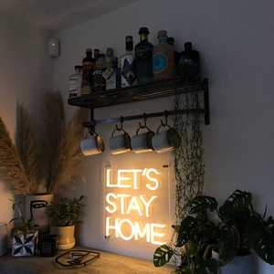 Custom restiamo a casa supporto delle insegne al neon personalizzando diversi caratteri per decorare le camere da letto al neon - Product Image 2