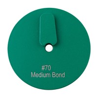 Disque abrasif diamanté PANGU à 10 segments en éventail, circulaire, pour préparation de surface de nivellement de béton Redi Lock, 80 mm, grain 6 # -400 #