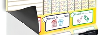 Tableau de récompenses magnétique effaçable à sec pour enfants, écologique, personnalisable, durable et léger, pour la maison, pour la motivation et la responsabilité