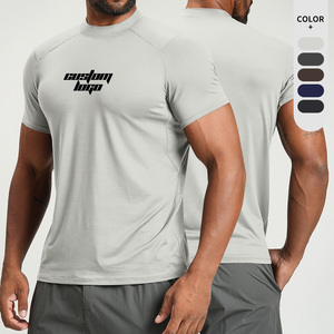T-Shirt Estiva da Uomo Personalizzata, Traspirante, ad Asciugatura Rapida, Leggera, per Palestra, Corsa, Escursionismo, Allenamento, Casual, Manica Corta - Product Image 1