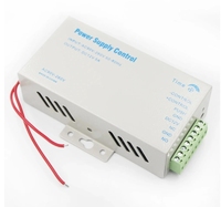 Système de contrôle d'accès DC 12V 5A Alimentation à découpage AC 90 ~ 260V Utilisé pour le système de contrôle d'accès par empreinte digitale RFID à serrure électrique