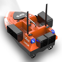 Nouvel Arrivage OEM V802 Pro 160 Positions Sonar GPS de Navigation 500m 4 Hoppers Pilote Automatique Moteur Haute Puissance RC pour Pêche à la Carpe et Lancer d'Appâts