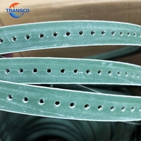 Courroie trapézoïdale universelle Mitsuboshi résistante à l'humidité M A B C V-Belt verte à extrémités ouvertes perforée