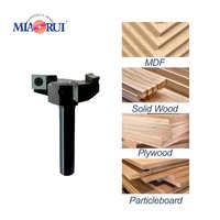 Miaorui 12*60 * 80L * 3T couteaux en carbure interchangeables rainurage CNC Spoilboard surfaçage routeur Bits visage fin fraise OEM