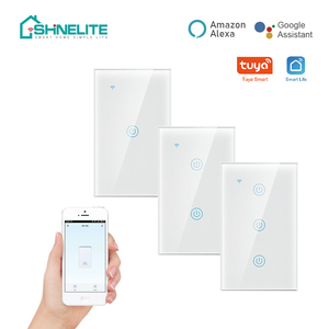 USAU標準ユニバーサルアイテムShinelite3ギャングスマートWifiタッチカーテンスイッチ - Product Image 5