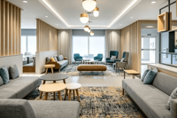 TownePlace Suites by Marriott, mobilier d'hôtel haut de gamme, chaise, table, canapé
