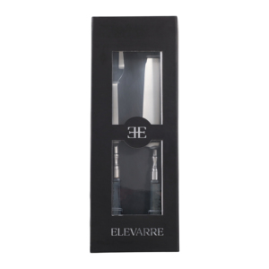 Set di forchette e coltelli da portata con manico lungo classico per cucina, essenziali per l'intrattenimento, design moderno - Product Image 1