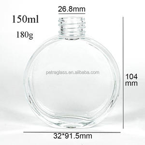 Bocaux d'huile essentielle en verre transparent <span class=keywords><strong>de</strong></span> 50ml 100ml 150ml avec couvercle en liège pour la décoration <span class=keywords><strong>de</strong></span> <span class=keywords><strong>centre</strong></span> <span class=keywords><strong>de</strong></span> <span class=keywords><strong>table</strong></span> <span class=keywords><strong>de</strong></span> mariage - Product Image 2