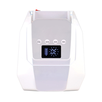 Nouvelle Lampe à Ongles LED Portable Sans Fil Pro Cure 98W à Couleurs Dégradées 2025, Fonction Basse Température Professionnelle pour Salon de Manucure