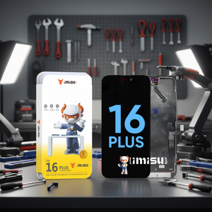 Pantalla Táctil LCD Negra IMISU INCELL FHD Compatible con el Teléfono Móvil iPhone 16 Plus - Product Image 3