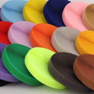 Bande auto-agrippante en nylon couleur personnalisée ISO9001-2001 OEKO-TEX, ruban magique de l'usine chinoise de polyester, durable pour chaussures en nylon - Product Image 4