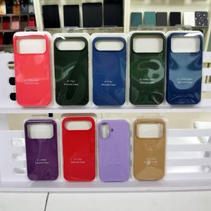 Venta caliente <span class=keywords><strong>funda</strong></span> de teléfono de silicona líquida para <span class=keywords><strong>iPhone</strong></span> 16 15 <span class=keywords><strong>14</strong></span> 13 12 Pro Max Fundas suaves Para Teléfonos para <span class=keywords><strong>iPhone</strong></span> 17 Pro Max 17air - Product Image 5