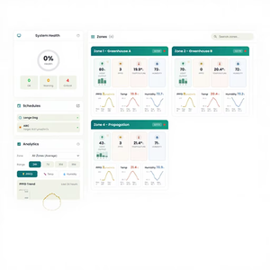 Controlador de Luces LED para Cultivo Agrícola Multi-Span, Basado en PC, con Plataforma IoT Netvion de Clase Finesse y Calidad Excepcional - Product Image 5
