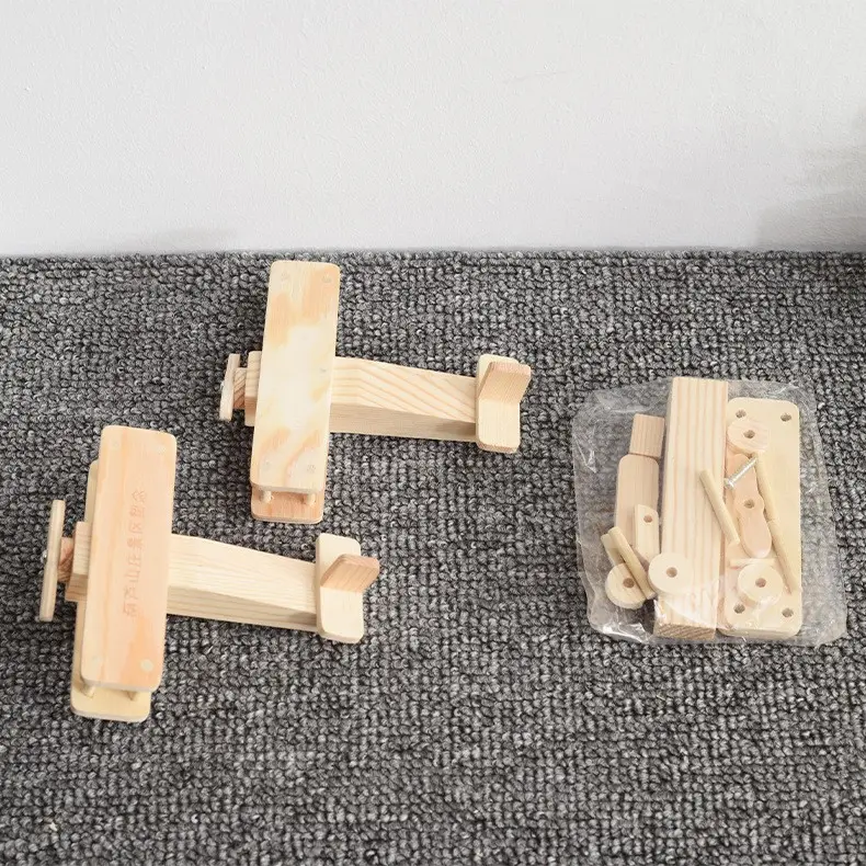 2022 nuovi blocchi di costruzione in legno di Design che impiombano giocattoli per bambini decorazioni per la casa artigianato in legno