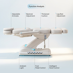 YINGPAI Cama Eléctrica Médica <span class=keywords><strong>y</strong></span> Estética <span class=keywords><strong>de</strong></span> 3 Motores, Mesa <span class=keywords><strong>de</strong></span> Tratamiento Facial <span class=keywords><strong>de</strong></span> Lujo, Camilla <span class=keywords><strong>de</strong></span> Masaje para Spa con Control por Pedal - Product Image 2
