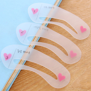 Pochoirs à sourcils, autocollants pour sourcils, aides pour le dessin des sourcils pour débutants, outils de maquillage, pochoirs à sourcils droits, naturels - Product Image 2