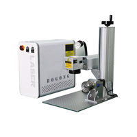Machine de gravure laser à fibre CNC professionnelle pour la gravure de noms sur bijoux, prend en charge les formats DXF/PLT