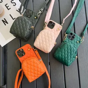 2022 الأزياء Crossbody فاني حالة للنساء ل فون 13 12 11 14 البسيطة برو ماكس محفظة حمل بطاقات هاتف خلوي محمول محفظة