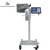 Système d'impression laser CO2 en ligne haute vitesse 12000 mm/s pour le codage laser en vol sur ligne de mise en bouteille et d'emballage continue
