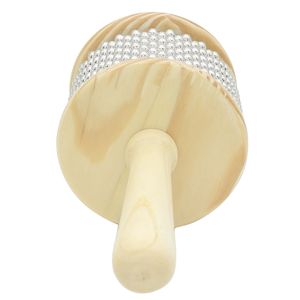 Cabasa de Madera, Instrumento Musical de Percusión, Accesorio para la Educación Musical y el Desarrollo Temprano - Product Image 3
