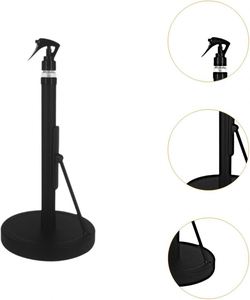 Modern <b>Kitchen</b> 2 1 Stainless Steel Non-Slip Silver/Black Freestanding <b>Paper</b> Towel Dispenser Holder Spray Bottle for Countertop - Product Image 2