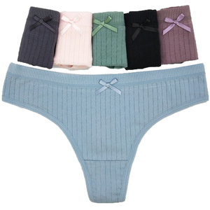 Colori assortiti <span class=keywords><strong>e</strong></span> dimensioni puro cotone Sexy maturo mutandine da donna <span class=keywords><strong>perizoma</strong></span> <span class=keywords><strong>perizoma</strong></span> - Product Image 1