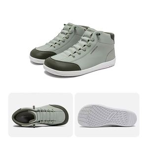 Zapatos Minimalistas de Punta Ancha, Botas de Media Caña, Cuero Artificial, Antideslizantes, Zapatillas Deportivas para Exteriores para Hombre y Mujer - Product Image 6