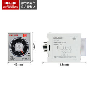 DELIXI-controlador de relé de tiempo de retardo de apagado, JSZ3F, 10s <span class=keywords><strong>segundos</strong></span>, 220v, 380V, 24V - Product Image 2