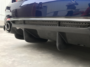 Diffusore paraurti posteriore in fibra di carbonio reale per <span class=keywords><strong>Alfa</strong></span> <span class=keywords><strong>Romeo</strong></span> Giulia 4 porte 2017-2020 - Product Image 5