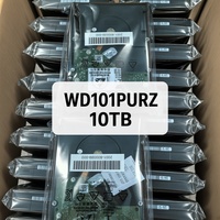 Disque dur interne WD101PURZ 10 To pour caméra de sécurité, 5400 tr/min, SATA 6 Gbit/s, pour système de surveillance CCTV, reconditionné, d'occasion