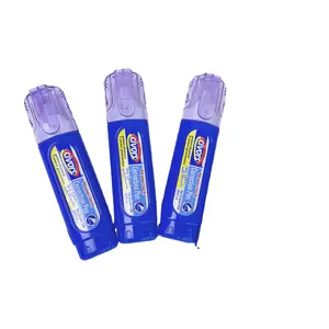 Líquido de correção moderado, caneta de corretão branca segura e de secagem rápida, 12ml, preço de fábrica, para estudantes, papelaria