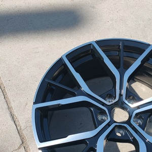 GPWYK pour <span class=keywords><strong>BMW</strong></span> F30 <span class=keywords><strong>E46</strong></span> 320 <span class=keywords><strong>Jante</strong></span> de voiture 19 pouces noir brillant Surface usinée en alliage d'aluminium Roues de voiture de tourisme 5X120 PCD 5x112mm _ mm - Product Image 3