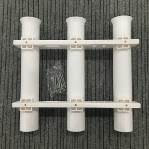 Supports muraux pour 3 cannes à pêche Tubes Liens Supports pour cannes à pêche - Product Image 2