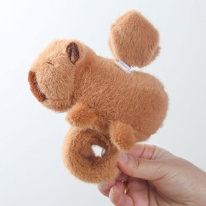 Capybara Pappa Circle Doll Braccialetto Peluche Gioiello Regalo di Compleanno Bambola di Pezza per Bambina - Product Image 4