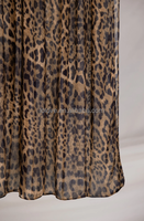 Écharpe Hijab en Voile de Viscose et Rayonne de Haute Qualité Logo Personnalisé Imprimé Floral Léopard Plissé Long Châle Ethnique Modal Musulman Excellent