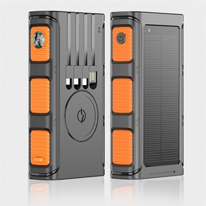 Batterie externe solaire sans fil intelligente grande capacité pour extérieur 30000 mAh – Chargeur portable Power Bank solaire - Product Image 2