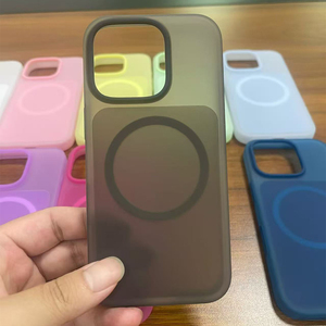 เคสโทรศัพท์ซิลิโคนแม่เหล็ก GS008 รุ่นทันสมัย สำหรับ iPhone 11 12 13 14 15 16 17 Pro Max ป้องกันการแตก แบบด้าน - Product Image 6