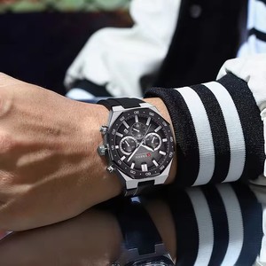 Relojes Deportivos CURREN para Hombre, Reloj de Lujo con Fecha Automática, Resistente al Agua, Luminoso, Relojes de Cuarzo AQUANAUT para Hombre, Reloj Hombre 8489 - Product Image 4