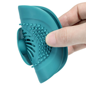 Eco-Friendly Silicone Hair Catcher Shower Drain <b>Stopper</b> Floor Drain Cover for Bathroom Tub Shower and <b>Sink</b> - Product Image 5