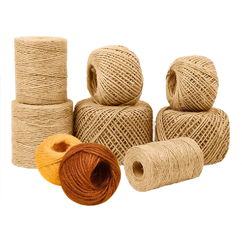 Fabrikant 2Mm 50Mm/Roll Twine Gekleurde Hennep 100 Jute Touw Garen Uit Bangladesh