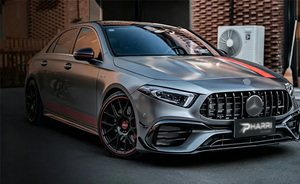 Kit de pare-chocs de voiture PHARRI neuf 2019-2024 pour <span class=keywords><strong>berline</strong></span> <span class=keywords><strong>Classe</strong></span> W177, mise à niveau A45S AMG avec calandre - Product Image 5