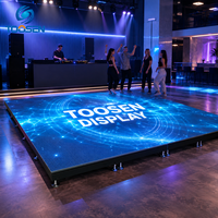 Écran LED HD TOOSEN P1.5 P2.6 P3.9 7680Hz pour studios de diffusion avec affichage LED au sol compatible caméra et mur vidéo de production
