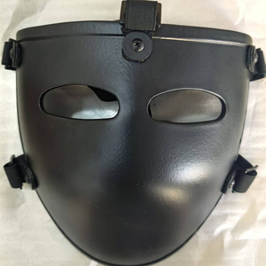 Masque intégral en cuir PU noir DF074 704, accessoire tactique durable pour les arts martiaux - Product Image 4