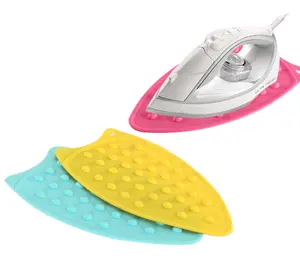 Silicone Heat Insulation Pad Foldable Solid Color Silicone Ironing Mat Silicone Iron Heat Protecting Mat