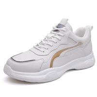 Prêts à être expédiés : Baskets décontractées à lacets pour hommes, deux couleurs, absorption des chocs et respirantes, petites commandes acceptées, livraison rapide