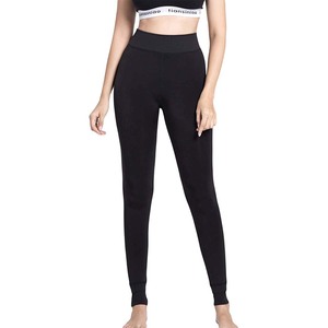 Legging thermique élastique pour femme, vêtement chaud d'hiver, de qualité supérieure, avec doublure en polaire, collant épais, pour le plaisir de la météo - Product Image 2